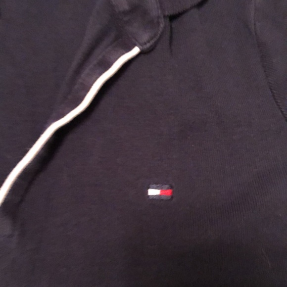 Trendy Tommy Hilfiger mini dress with collar - Picture 3 of 4